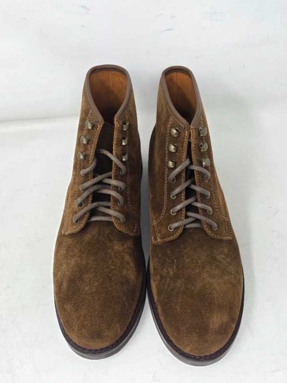 New 9 J.Crew Field boots in suede / Snuff brown - Picture 5 of 10